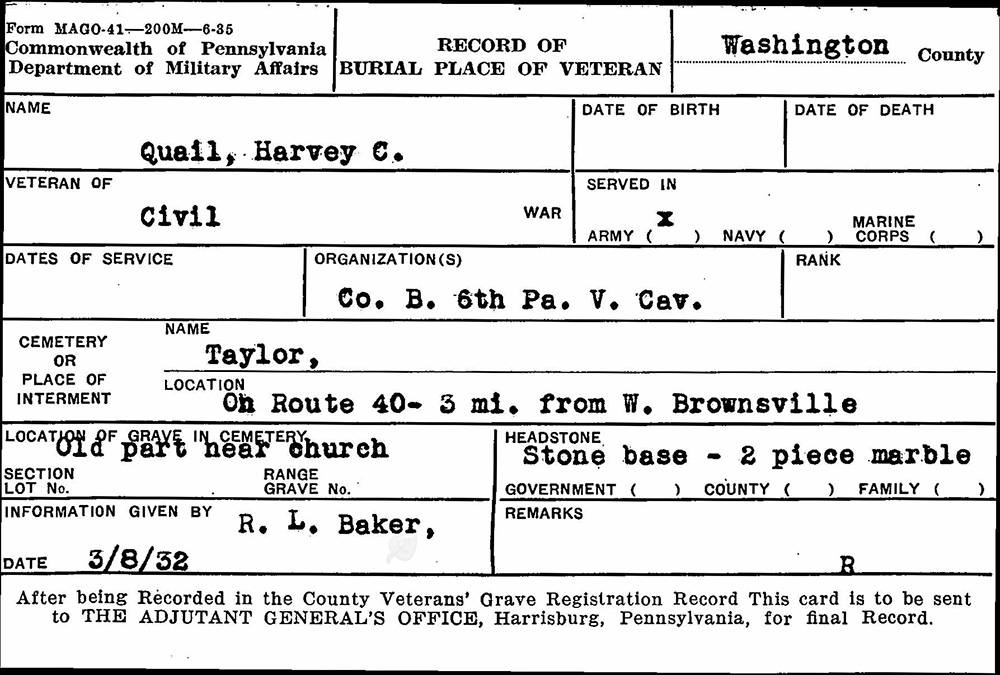 veteran burial